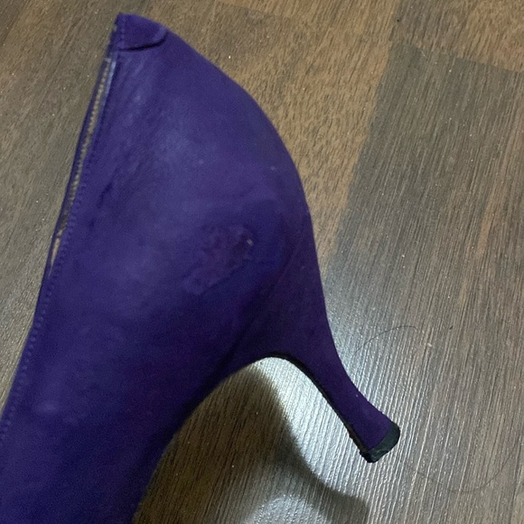 Sacha London Suede  Pointed Toe Heel Pumps Size 10 - Picture 15 of 16
